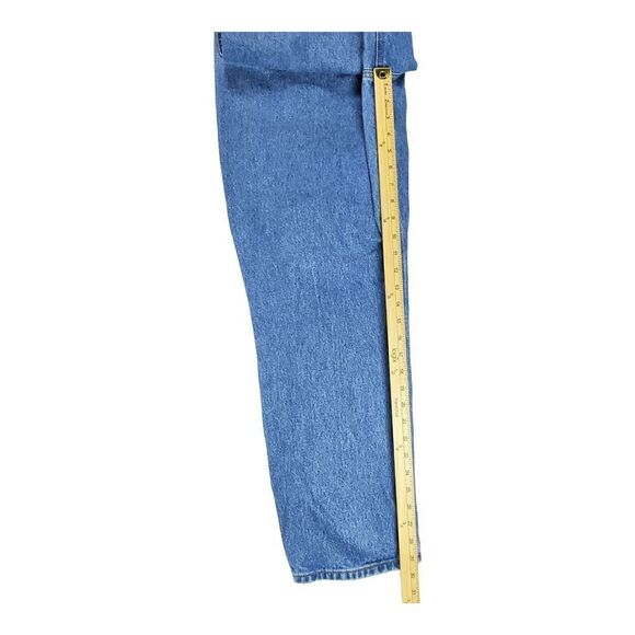 Carhartt Jeans 40x30 Straight Fit Heavyweight Blue Denim Work Durable Classic - Picture 11 of 12